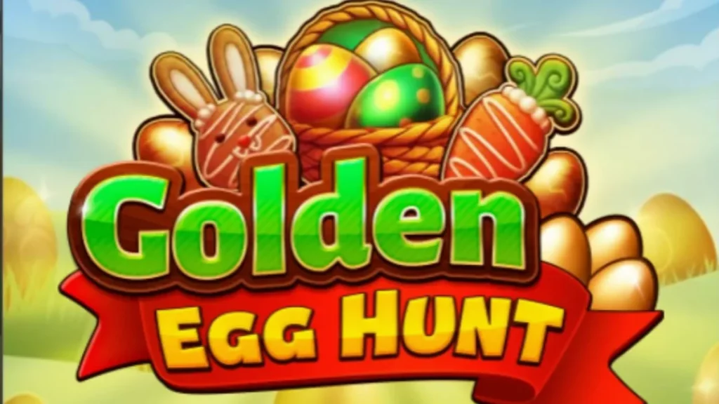 Tampilan visual slot Golden Egg Hunt dengan tema musim semi yang ceria